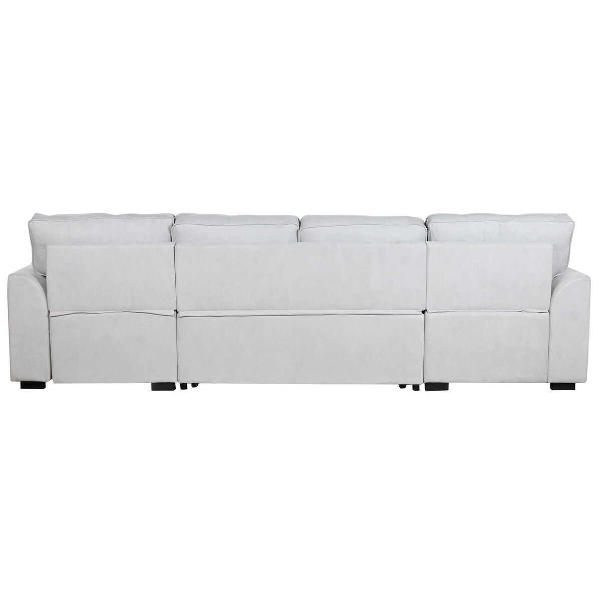 Sofá cama moderno gris, 298 x 154 x 92 cm — imagen 4