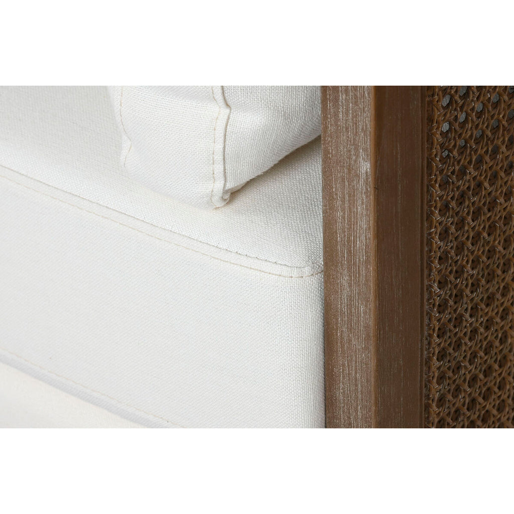 Sofá marrón de ratán y poliéster, 208 x 86 x 88 cm — imagen 5