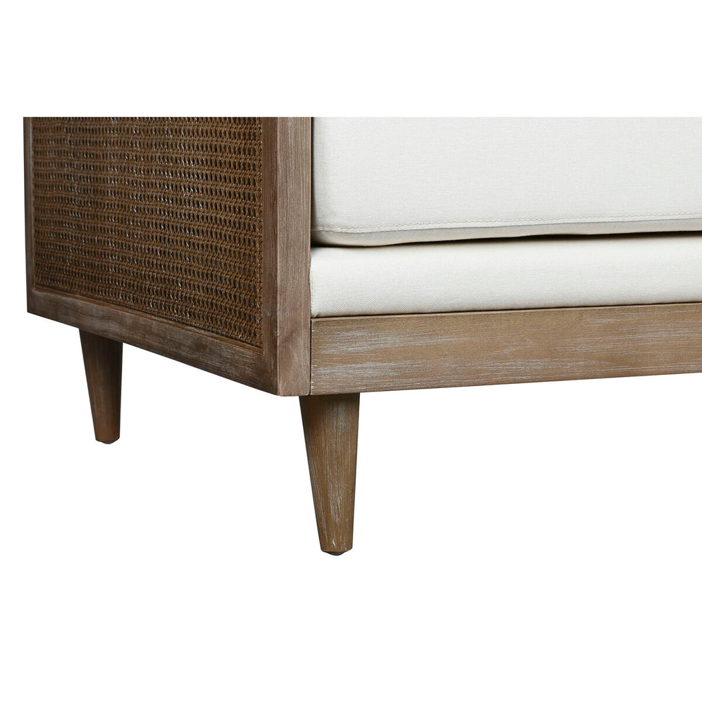 Sofá marrón de ratán y poliéster, 208 x 86 x 88 cm — imagen 6