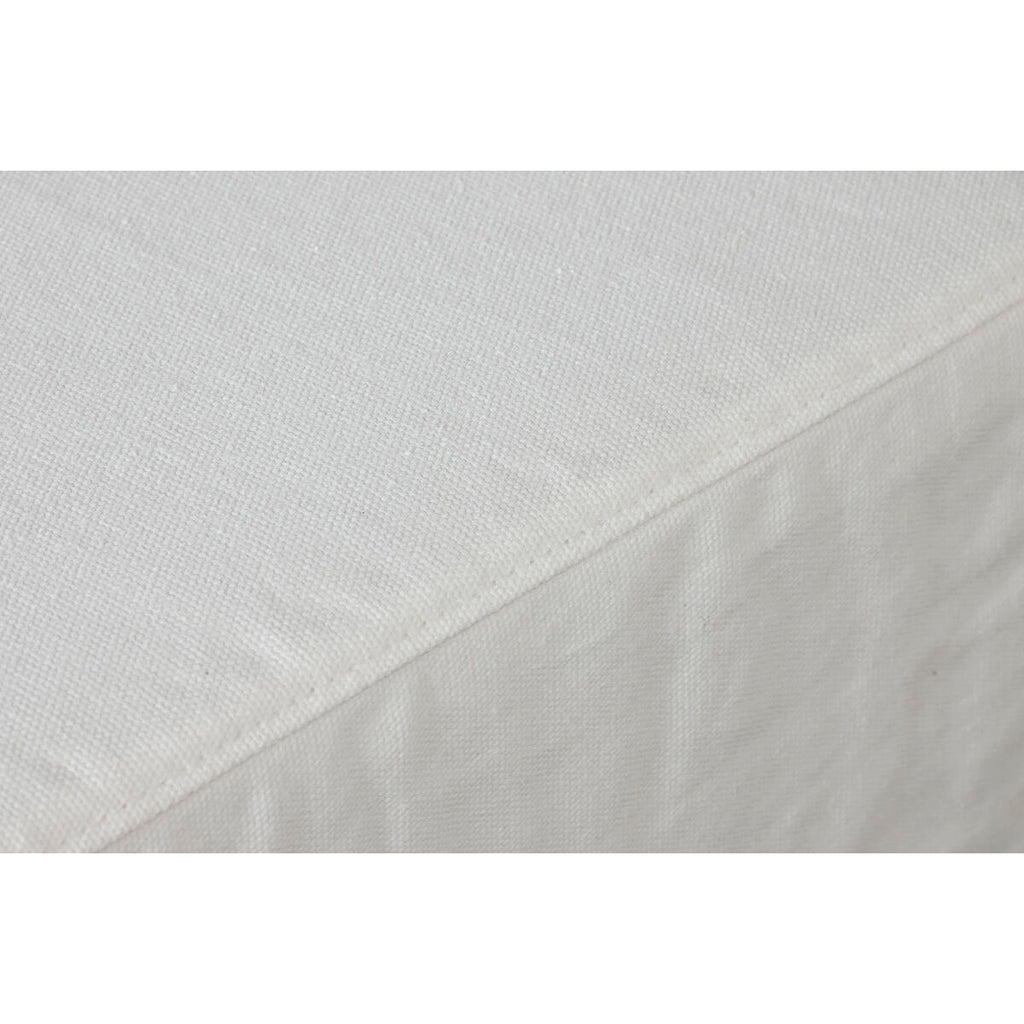 Sofá moderno blanco con relleno de pluma, 286 x 95,5 x 57 cm — imagen 4