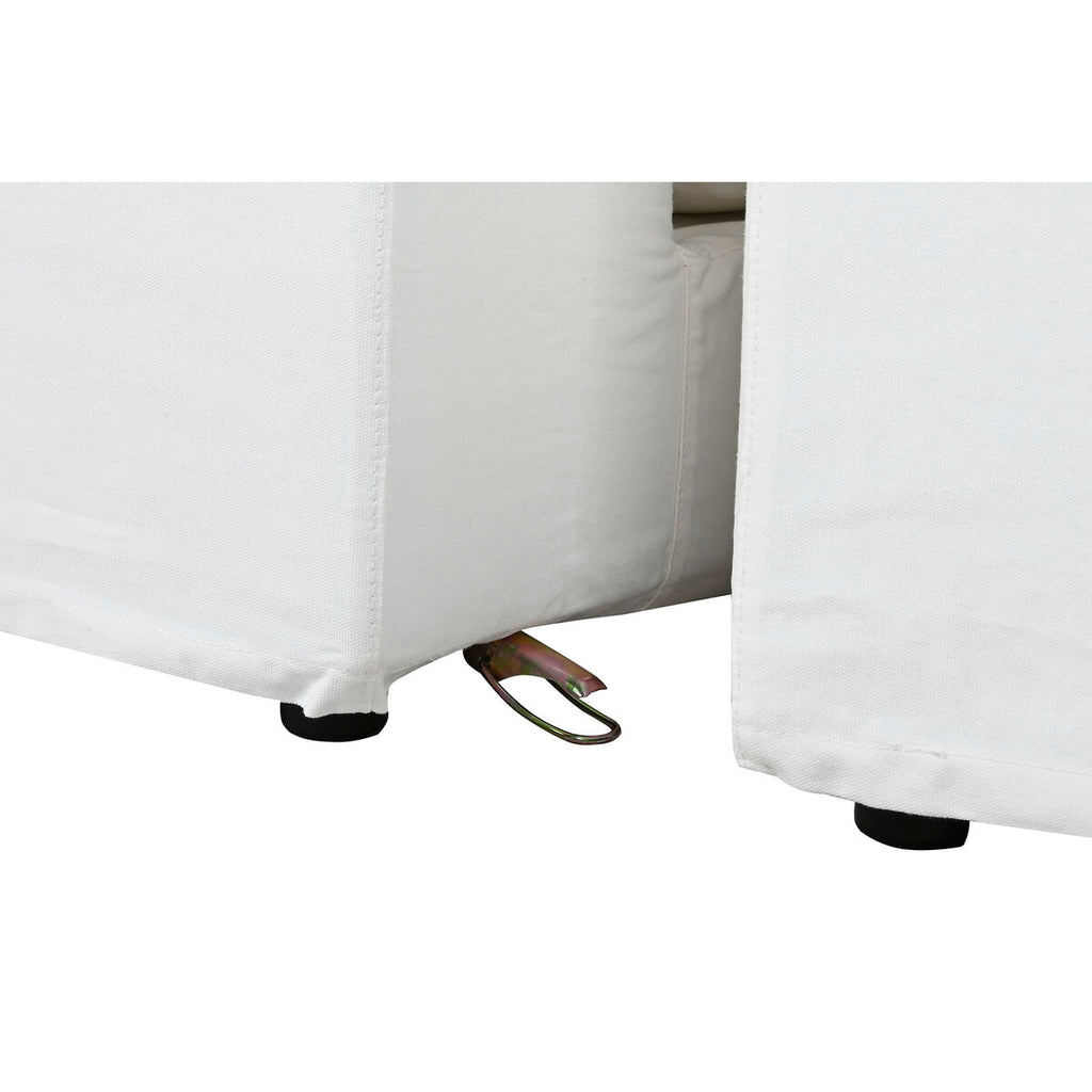 Sofá moderno blanco con relleno de pluma, 286 x 95,5 x 57 cm — imagen 7