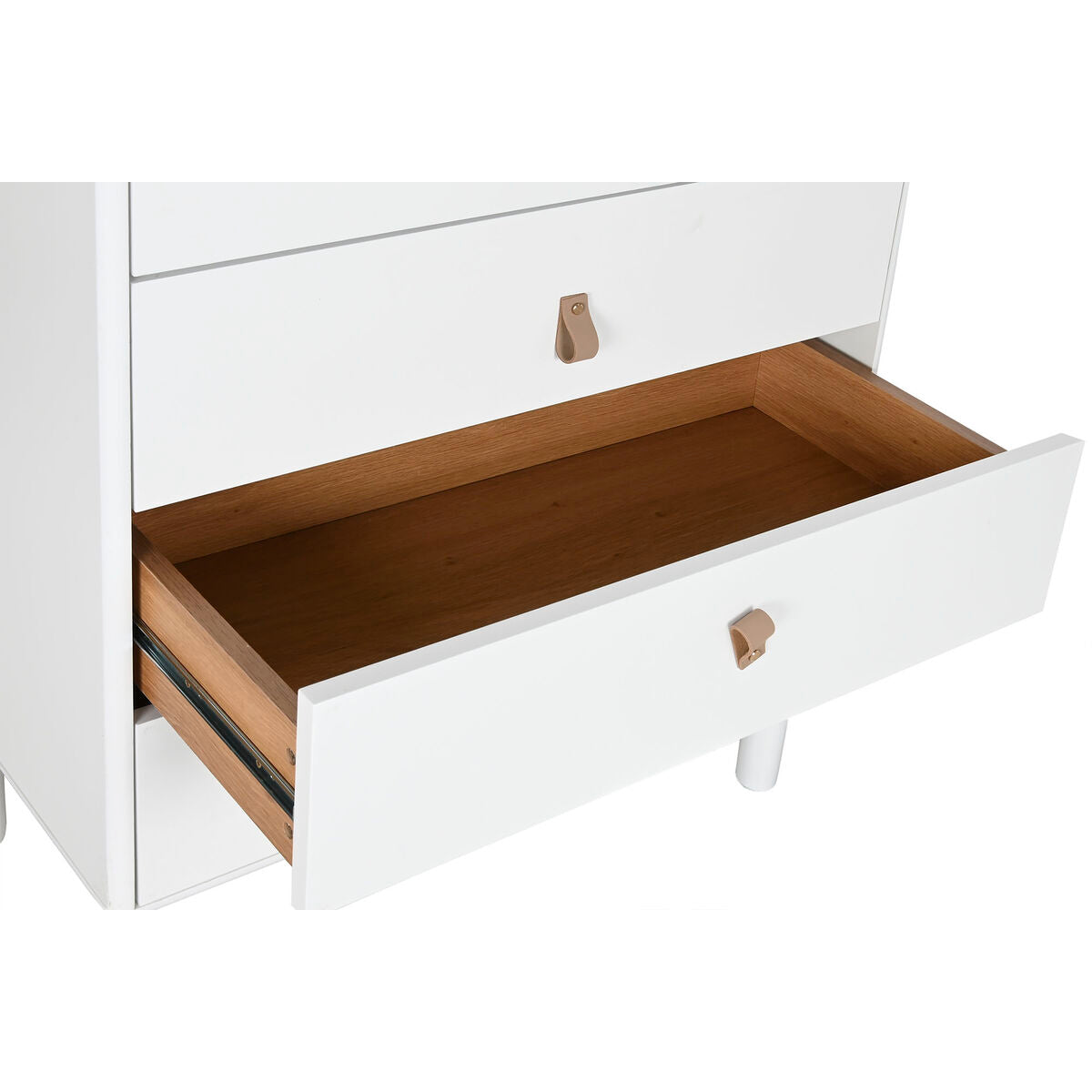 Cajonera blanca y natural de polipropileno y MDF, 80 x 117 cm — imagen 10