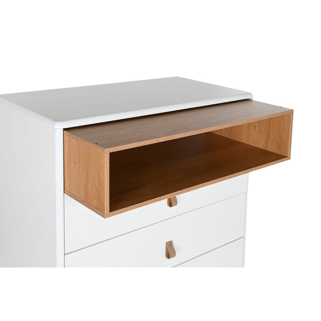 Cajonera blanca y natural de polipropileno y MDF, 80 x 117 cm — imagen 3