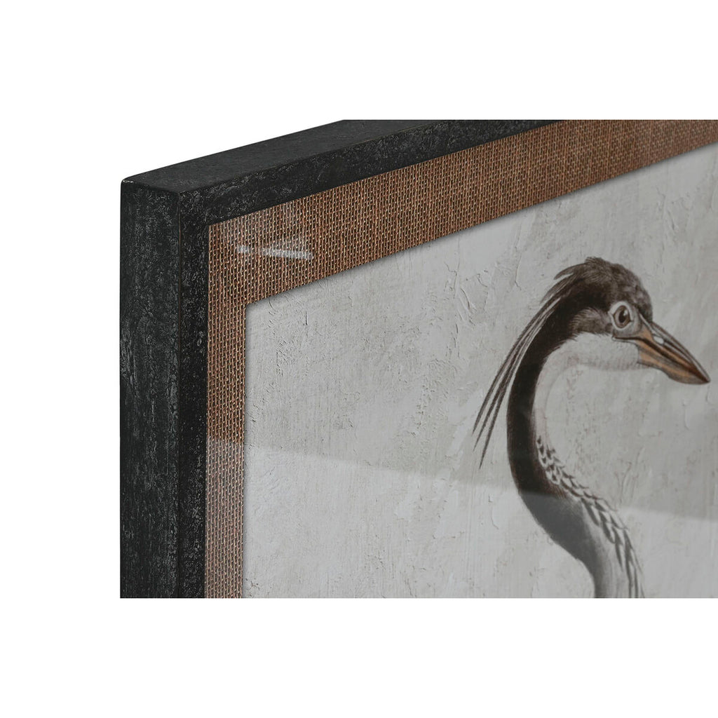 Cuadro de cristal y abeto con motivo de pájaro oriental — imagen 2