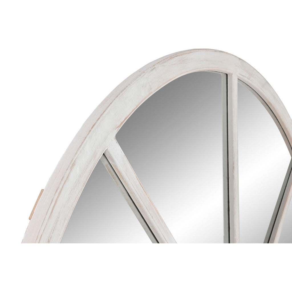 Espejo de pared neoclásico blanco de abeto, 150 x 3,5 x 186 cm — imagen 2