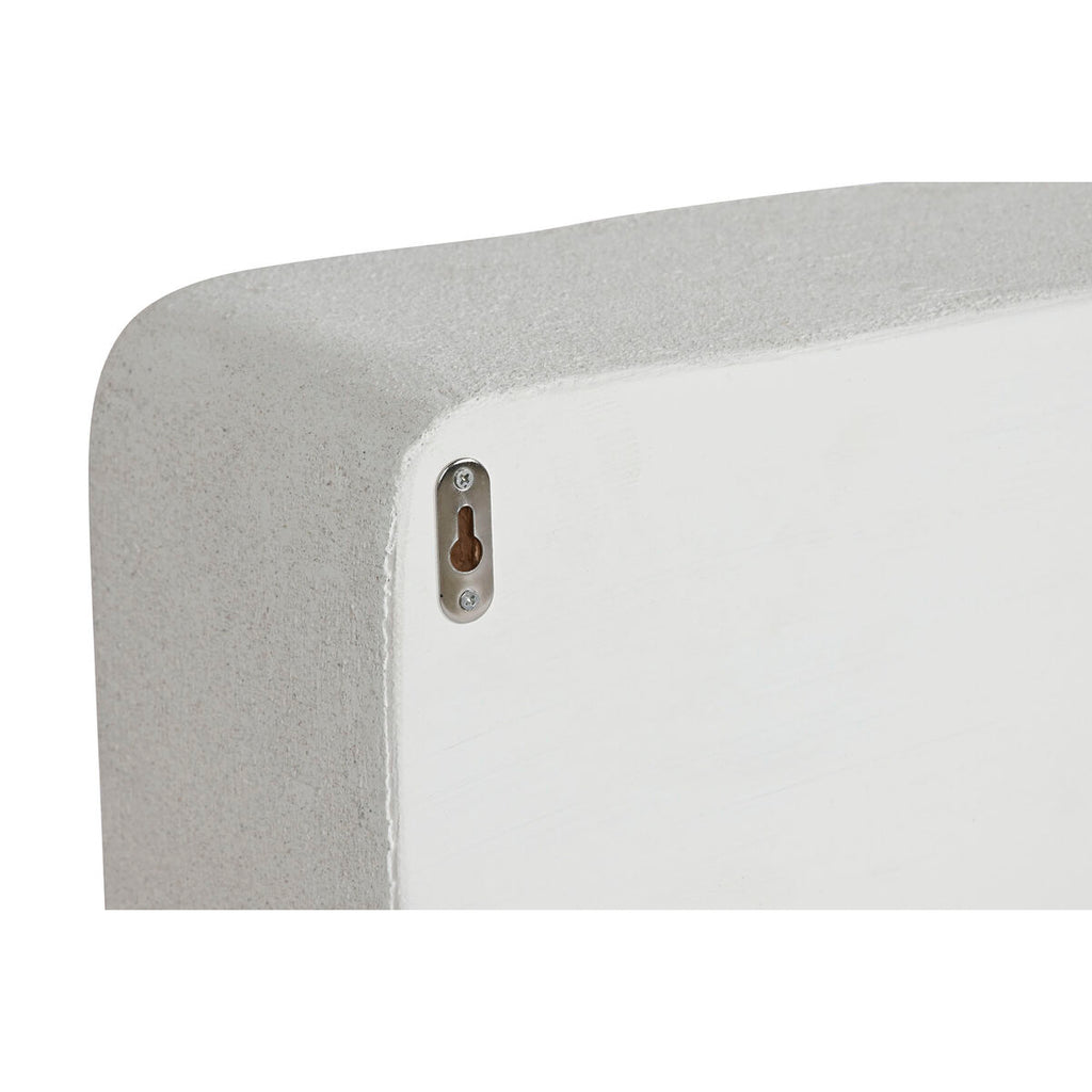 Estantería de pared blanca de abeto y MDF, 80 x 18 x 48 cm — imagen 4