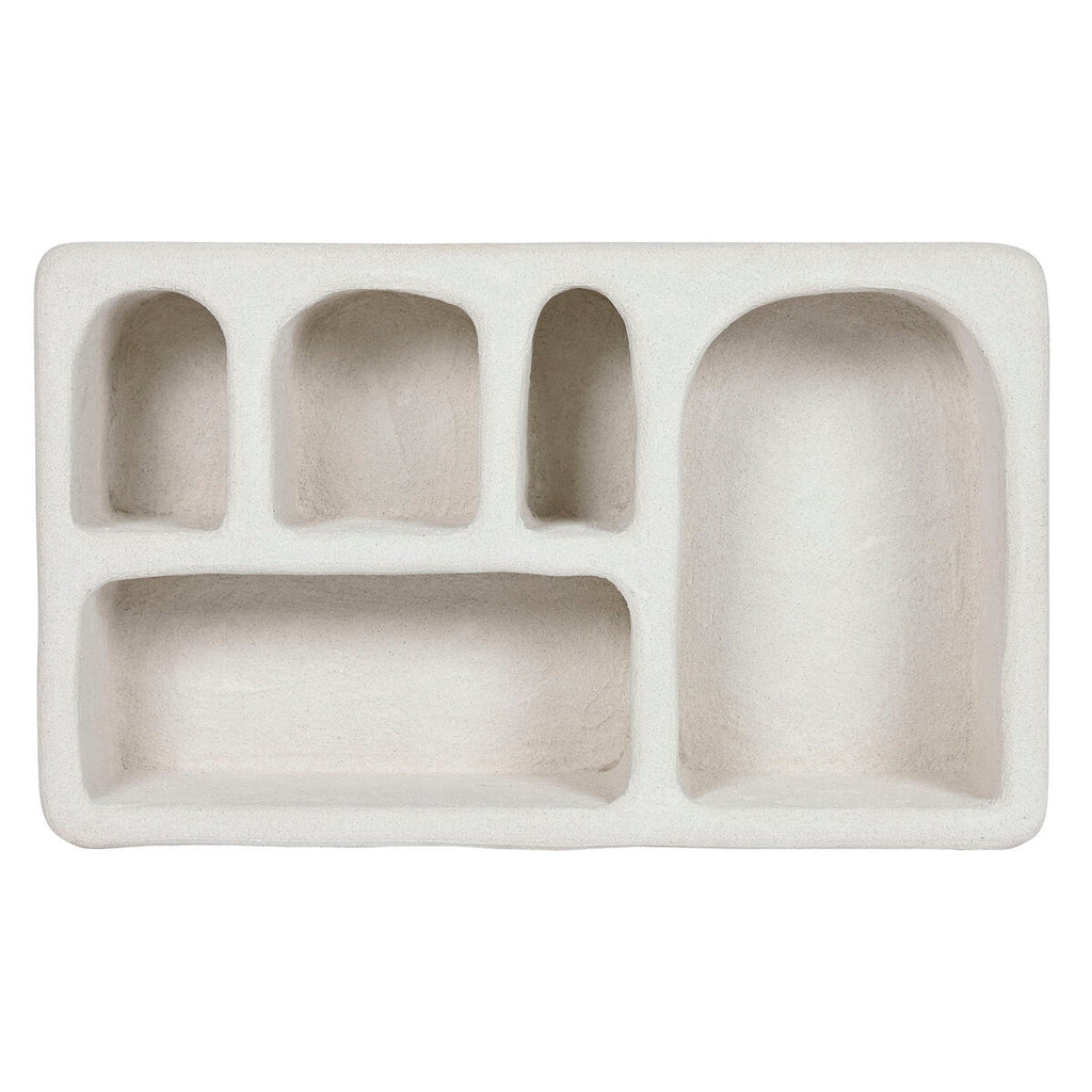 Estantería de pared blanca de abeto y MDF, 80 x 18 x 48 cm — imagen 5