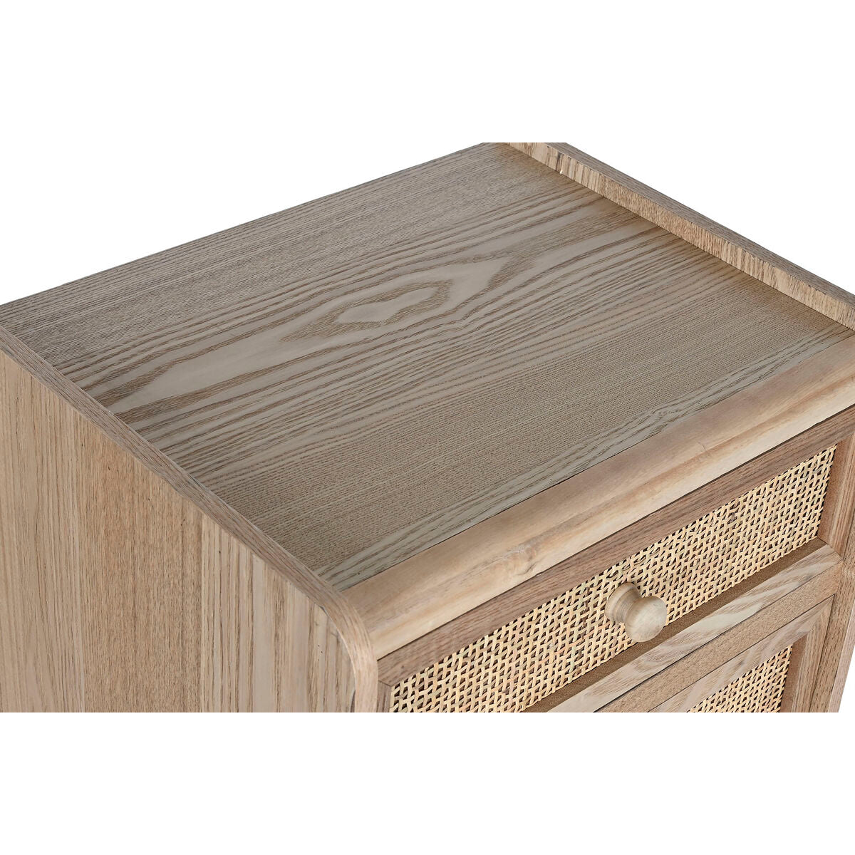 Cajonera de ratán y madera de paulonia, 6 cajones, natural — imagen 4