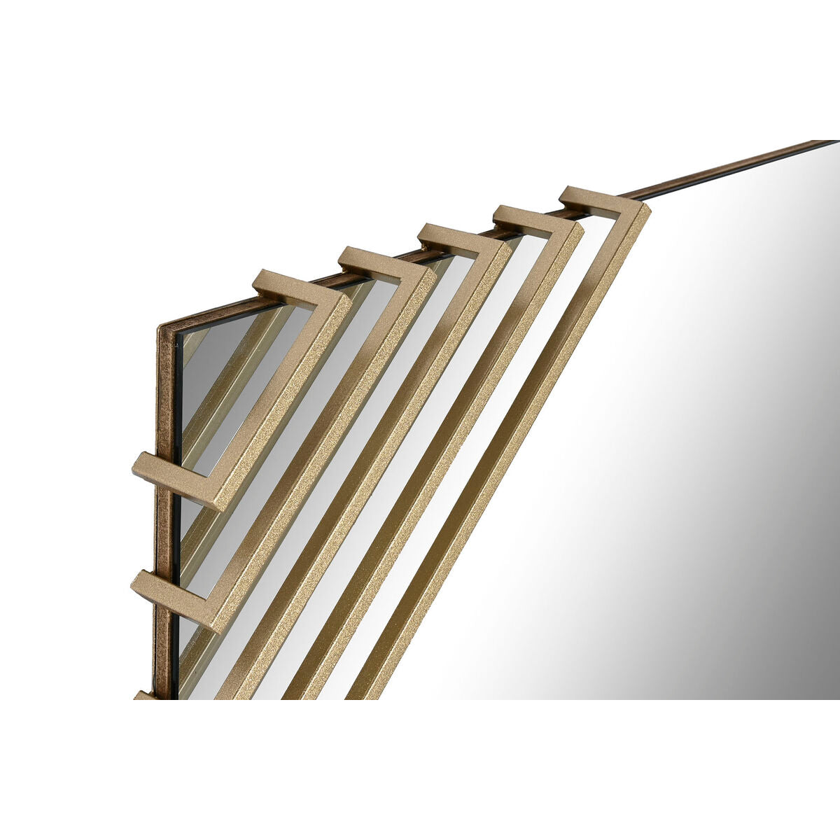 Espejo de pared rectangular dorado, 63 x 93 cm — imagen 2