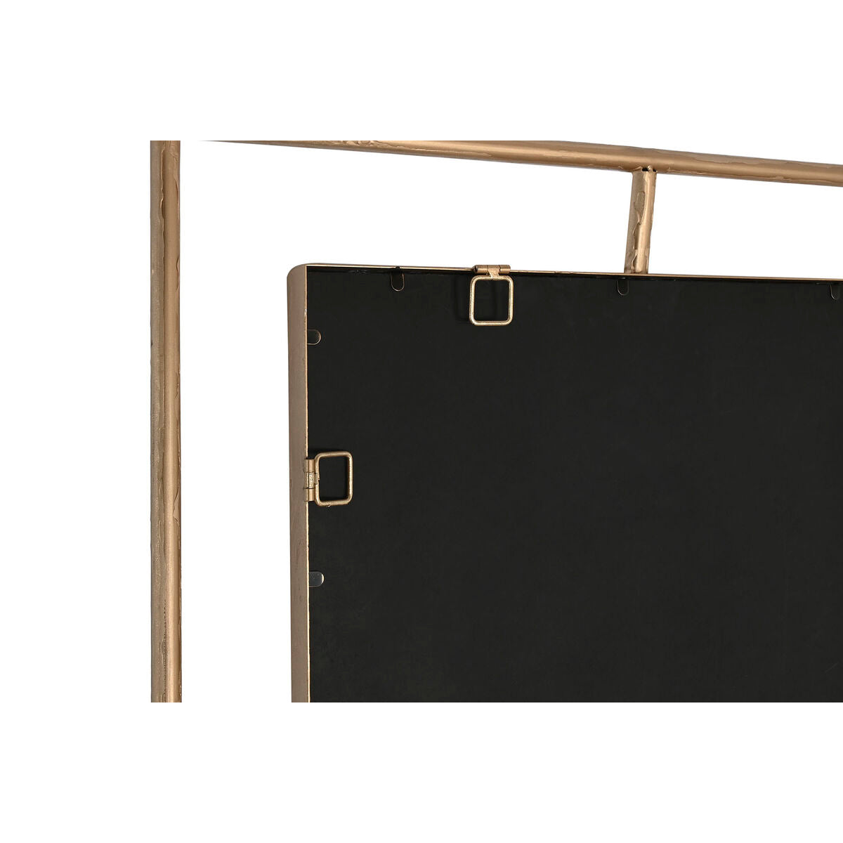 Espejo de pared dorado de cristal y hierro, 96 x 5 x 208 cm — imagen 3