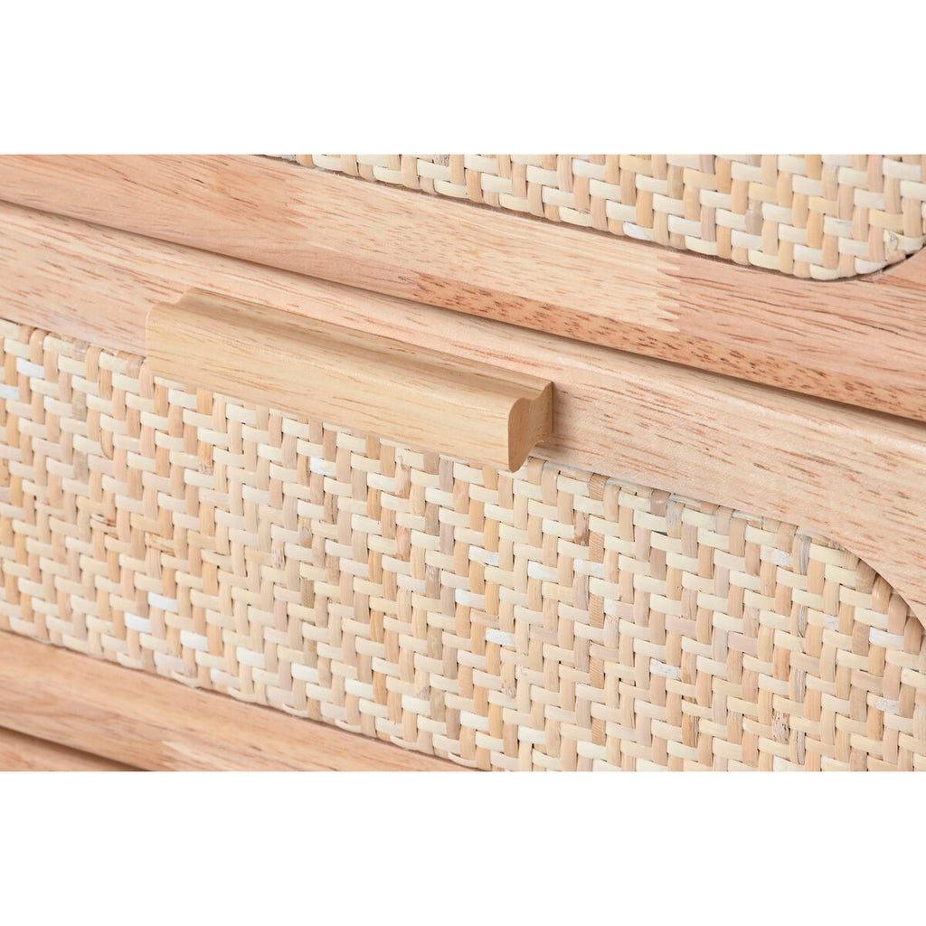Cajonera de madera de caucho y metal, natural, 40 x 78 x 30 cm — imagen 4