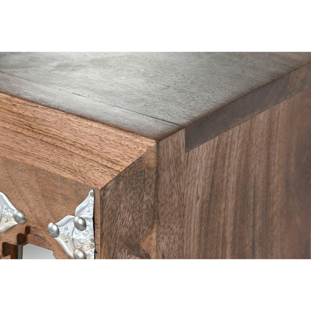 Cajonera de madera de mango con espejo, estilo indio — imagen 4