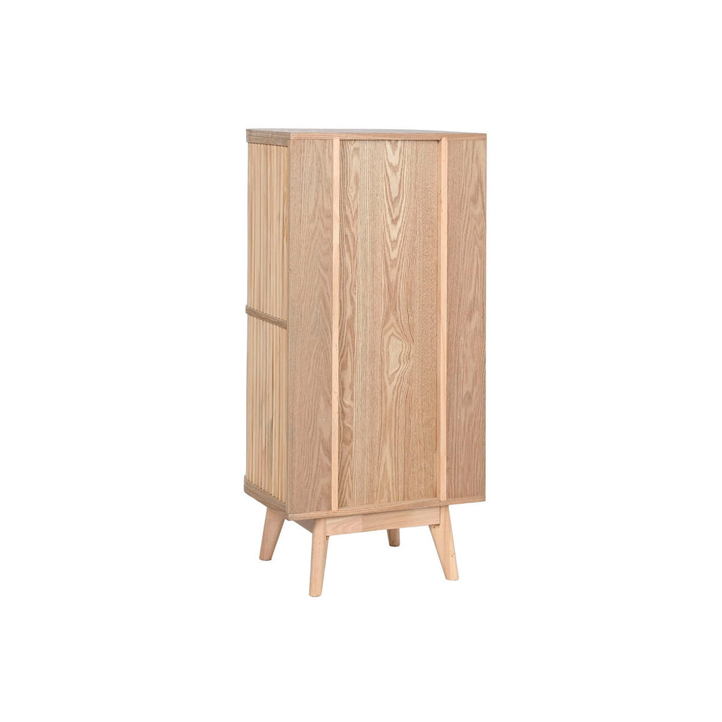 Cajonera de abeto en dorado y natural, 5 cajones, 48 x 35 x 105 cm — imagen 2