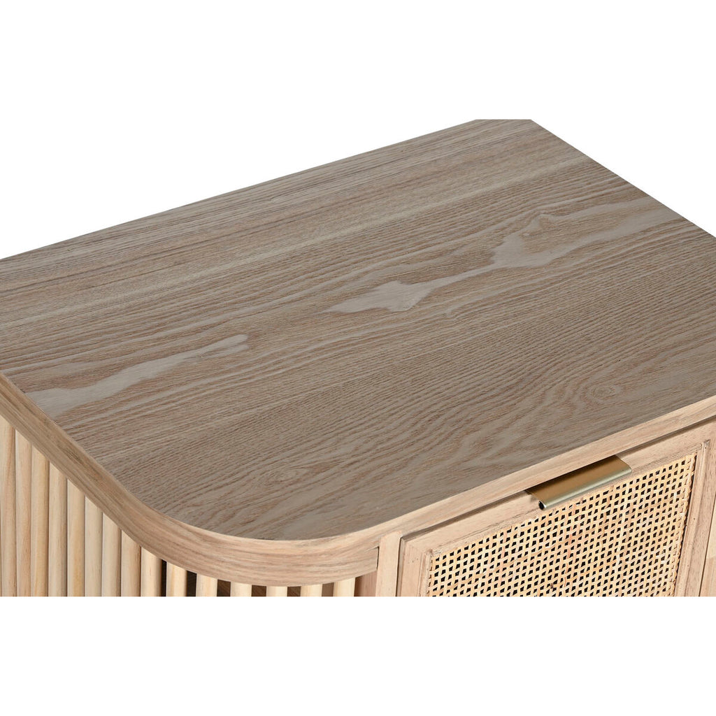 Cajonera de abeto en dorado y natural, 5 cajones, 48 x 35 x 105 cm — imagen 4