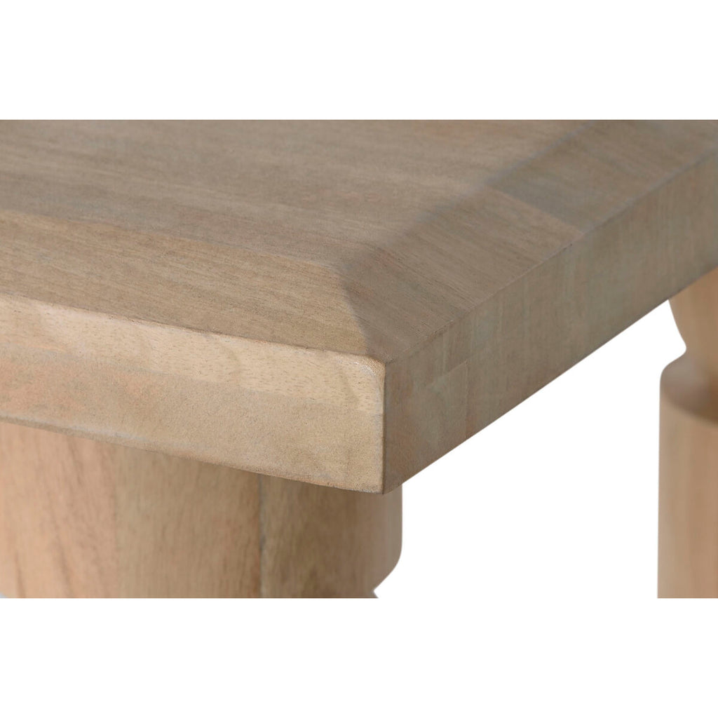 Mesa de comedor moderna natural de madera de mango, 200 x 90 x 76 cm — imagen 3