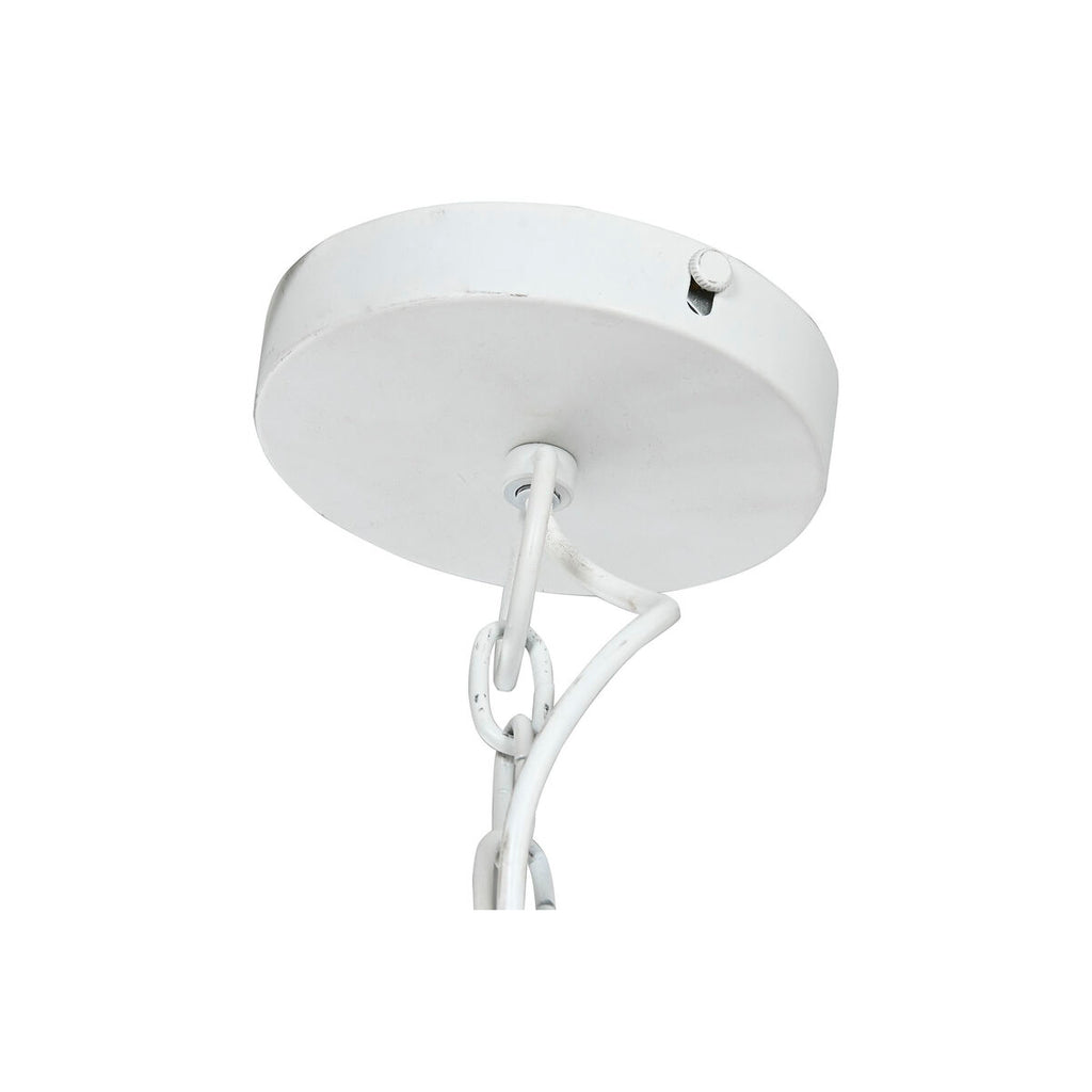 Lámpara de techo blanca de madera y hierro, 50 W — imagen 5