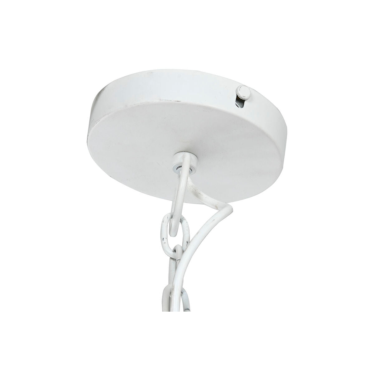 Lámpara de techo blanca de madera y hierro, 50 W — imagen 5