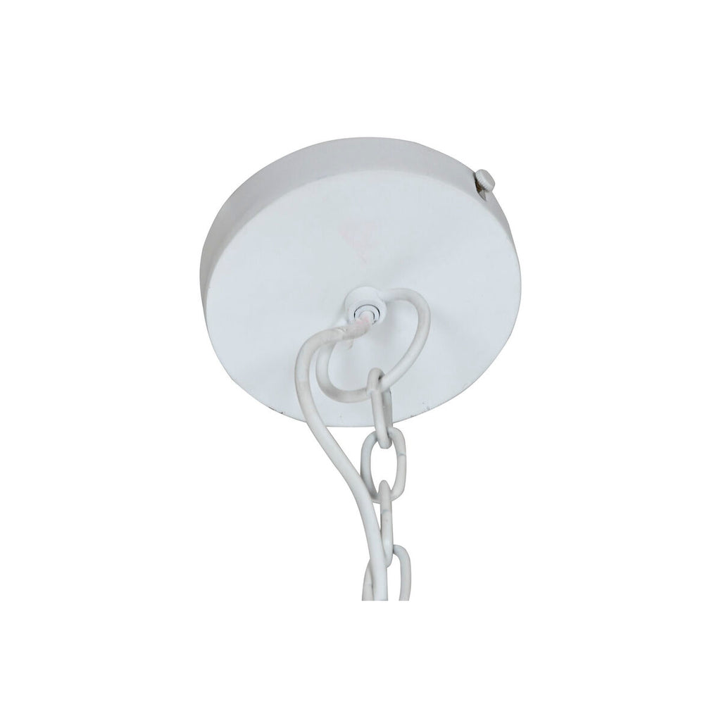 Lámpara de techo blanca de madera y hierro, 50 W — imagen 5