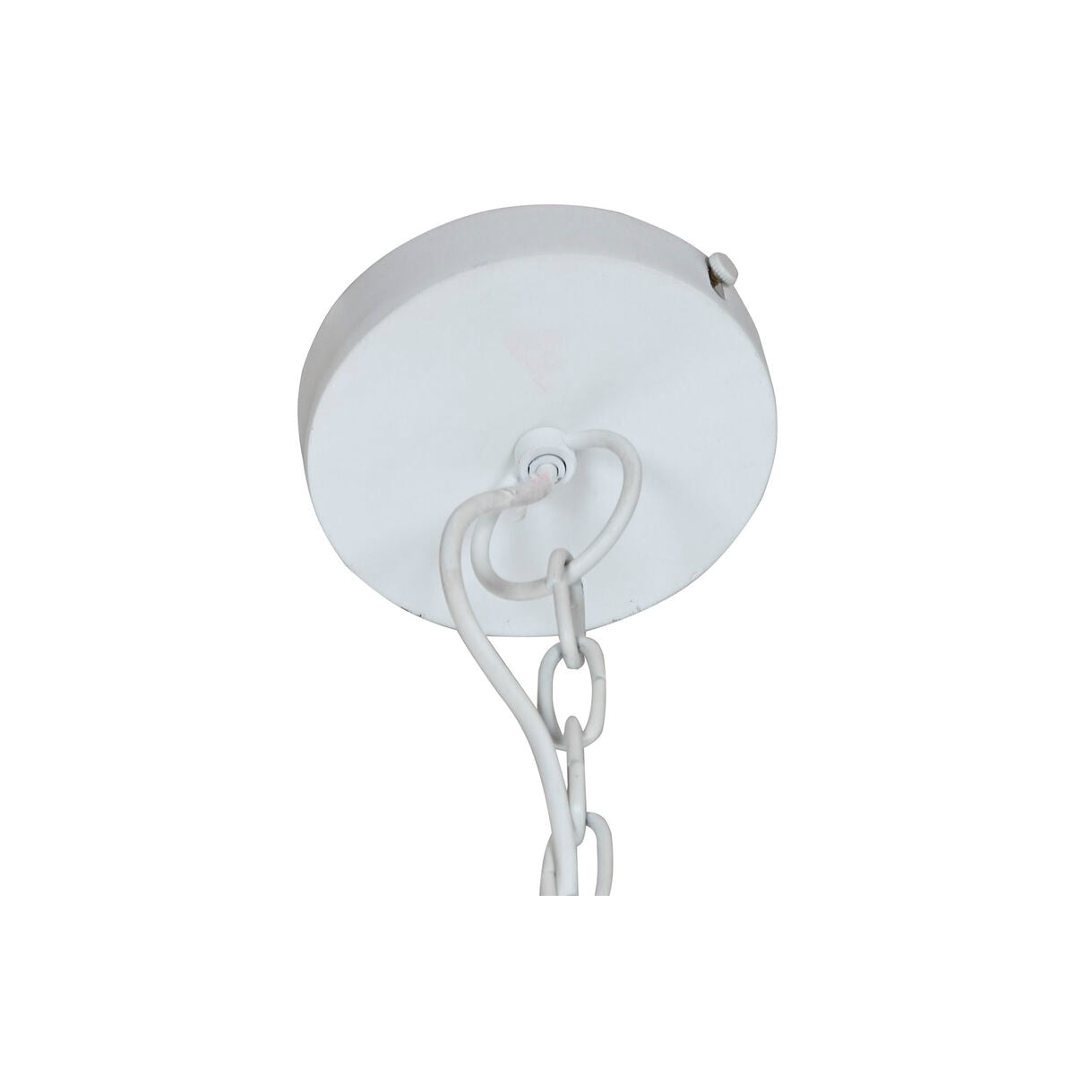 Lámpara de techo blanca de madera y hierro, 50 W — imagen 5
