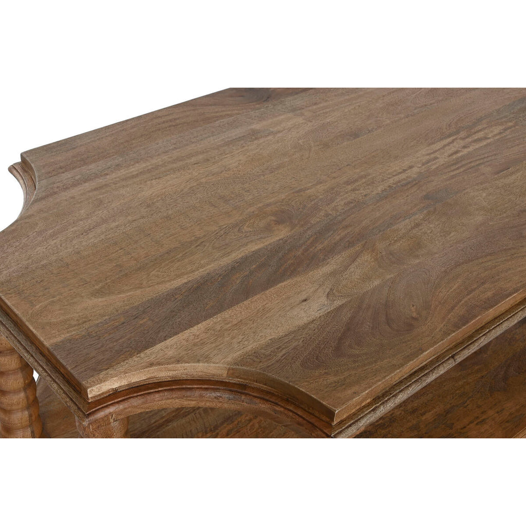 Mesa de centro de madera de mango, 131 x 80 x 48 cm — imagen 2