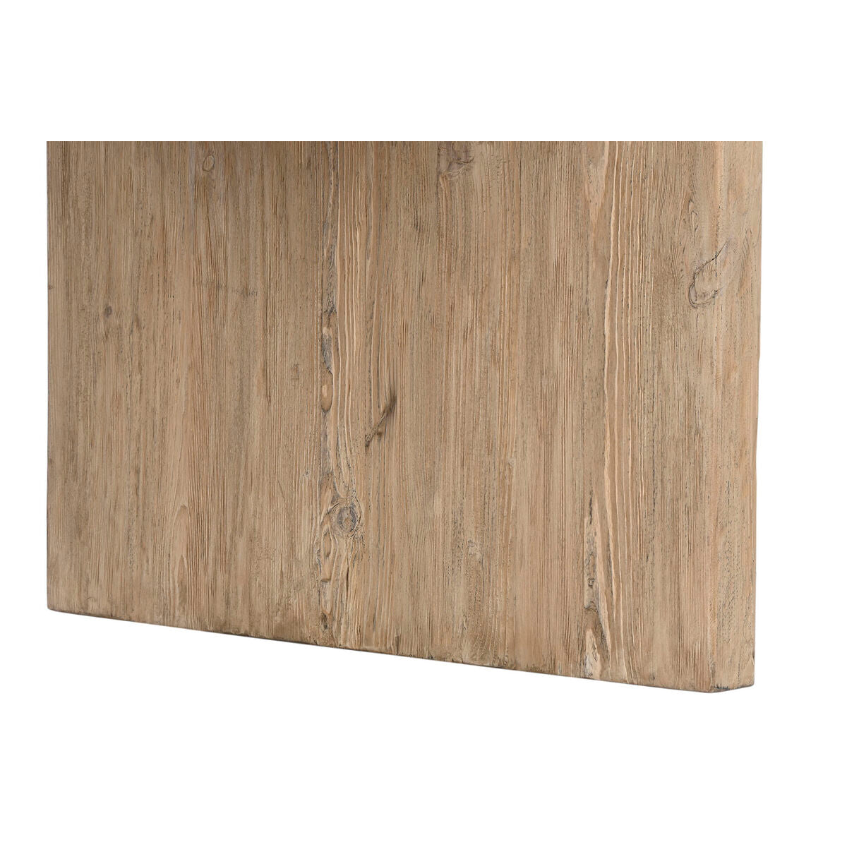 Mesa de comedor natural de madera de olmo, 244 x 102 x 76 cm — imagen 6