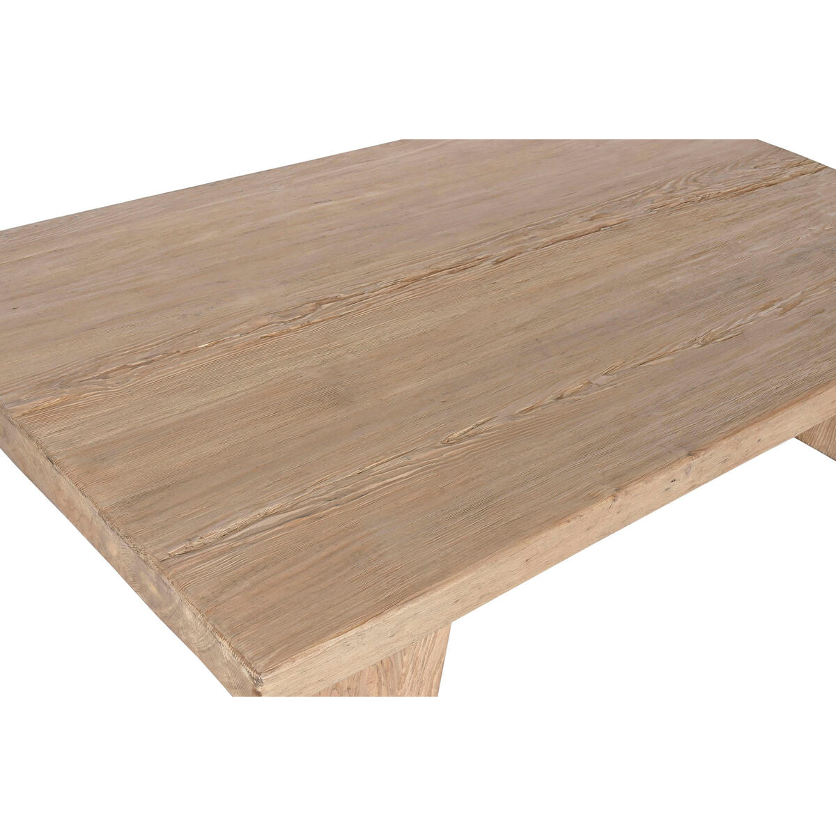 Mesa de centro natural de madera de olmo, 170 x 100 x 40 cm — imagen 2
