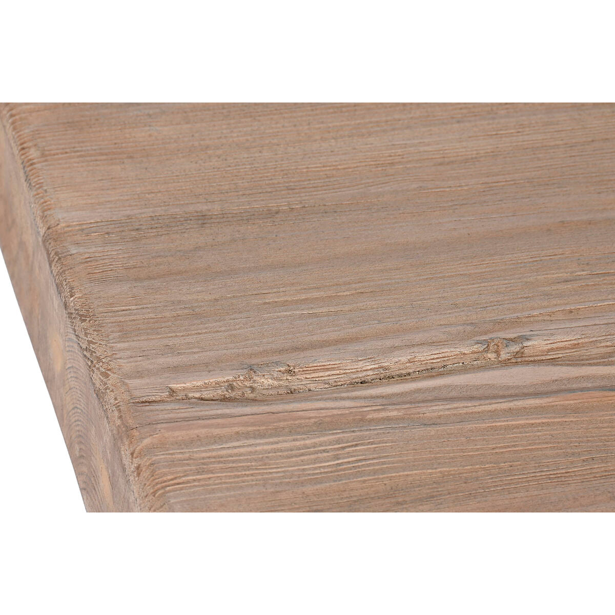 Mesa de centro natural de madera de olmo, 170 x 100 x 40 cm — imagen 4