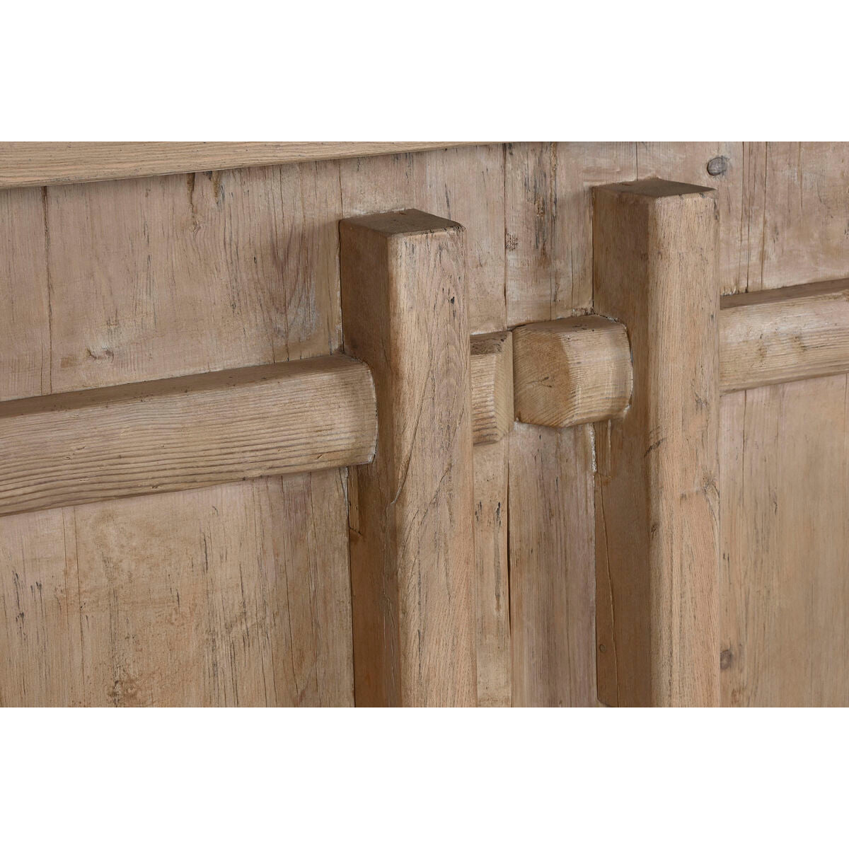 Aparador de madera de olmo natural, 230 x 48 x 96 cm — imagen 3