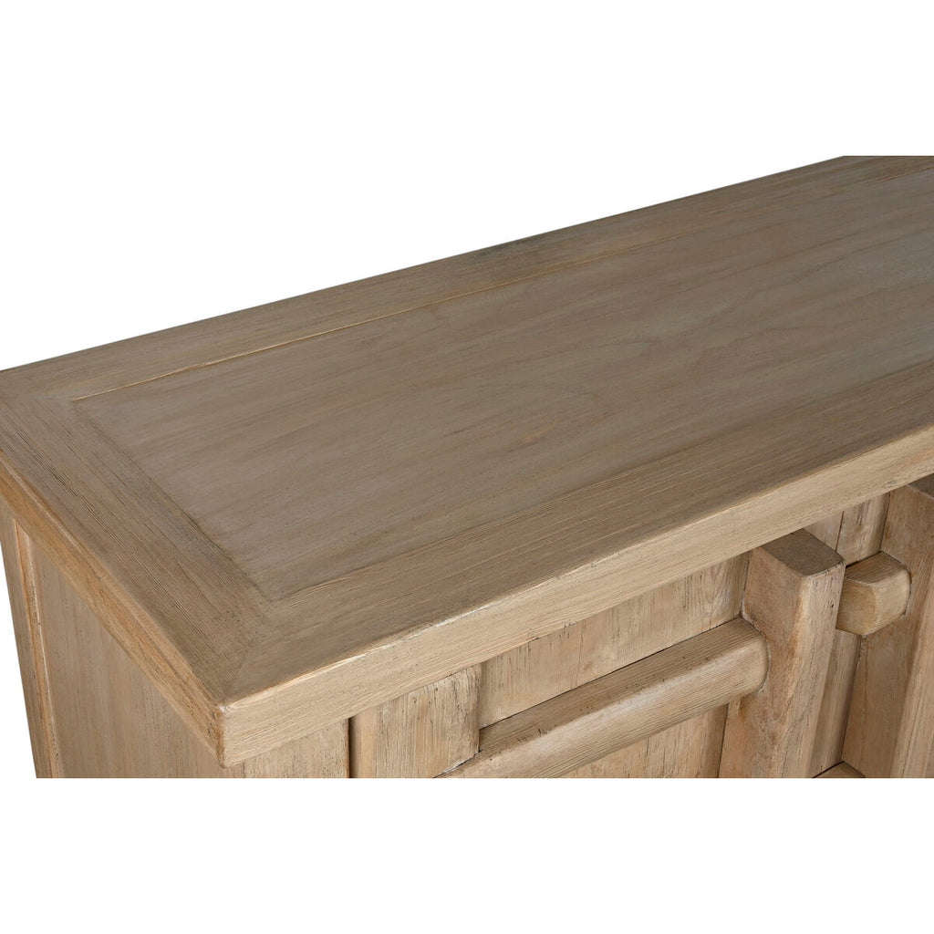 Aparador de madera de olmo natural, 230 x 48 x 96 cm — imagen 4