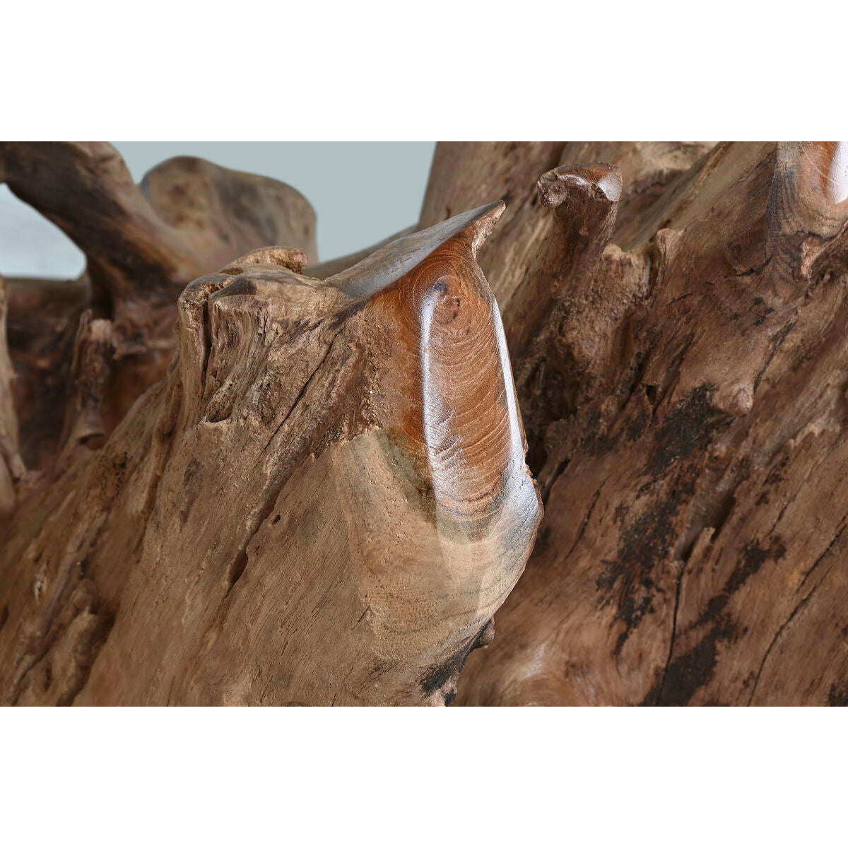 Mesa de comedor de madera y cristal templado, 160 cm — imagen 6