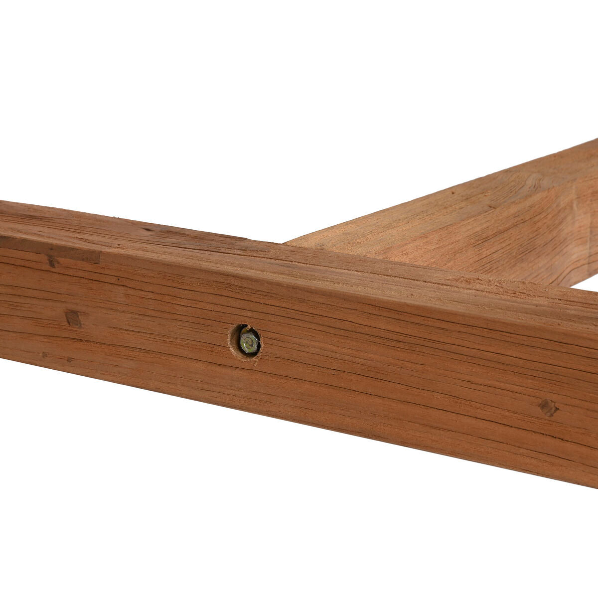 Mesa de comedor de madera de teca natural, 200 x 100 x 75 cm — imagen 4