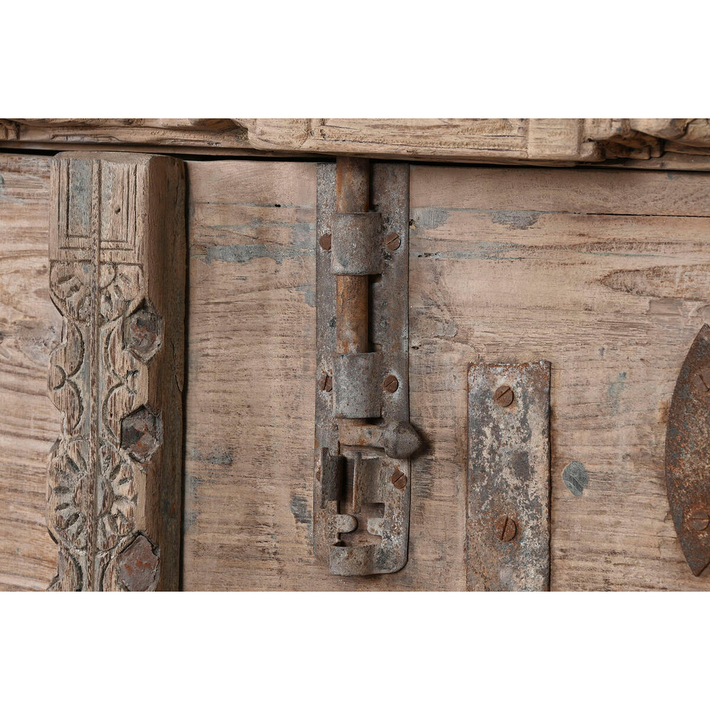 Aparador de madera natural con 2 puertas, 167 x 92 cm — imagen 11
