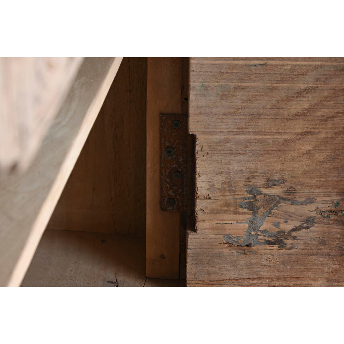Aparador de madera natural con 2 puertas, 167 x 92 cm — imagen 3
