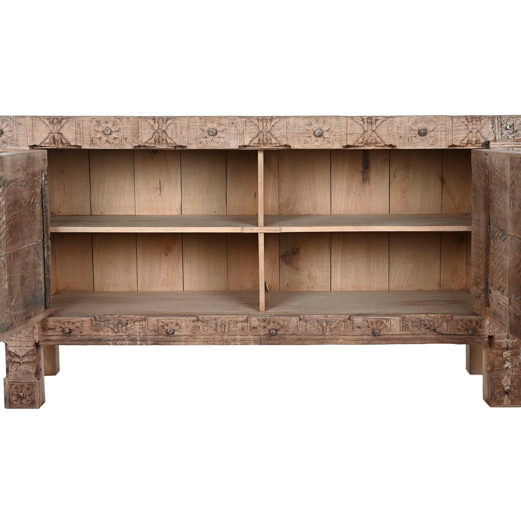Aparador de madera natural con 2 puertas, 167 x 92 cm — imagen 7