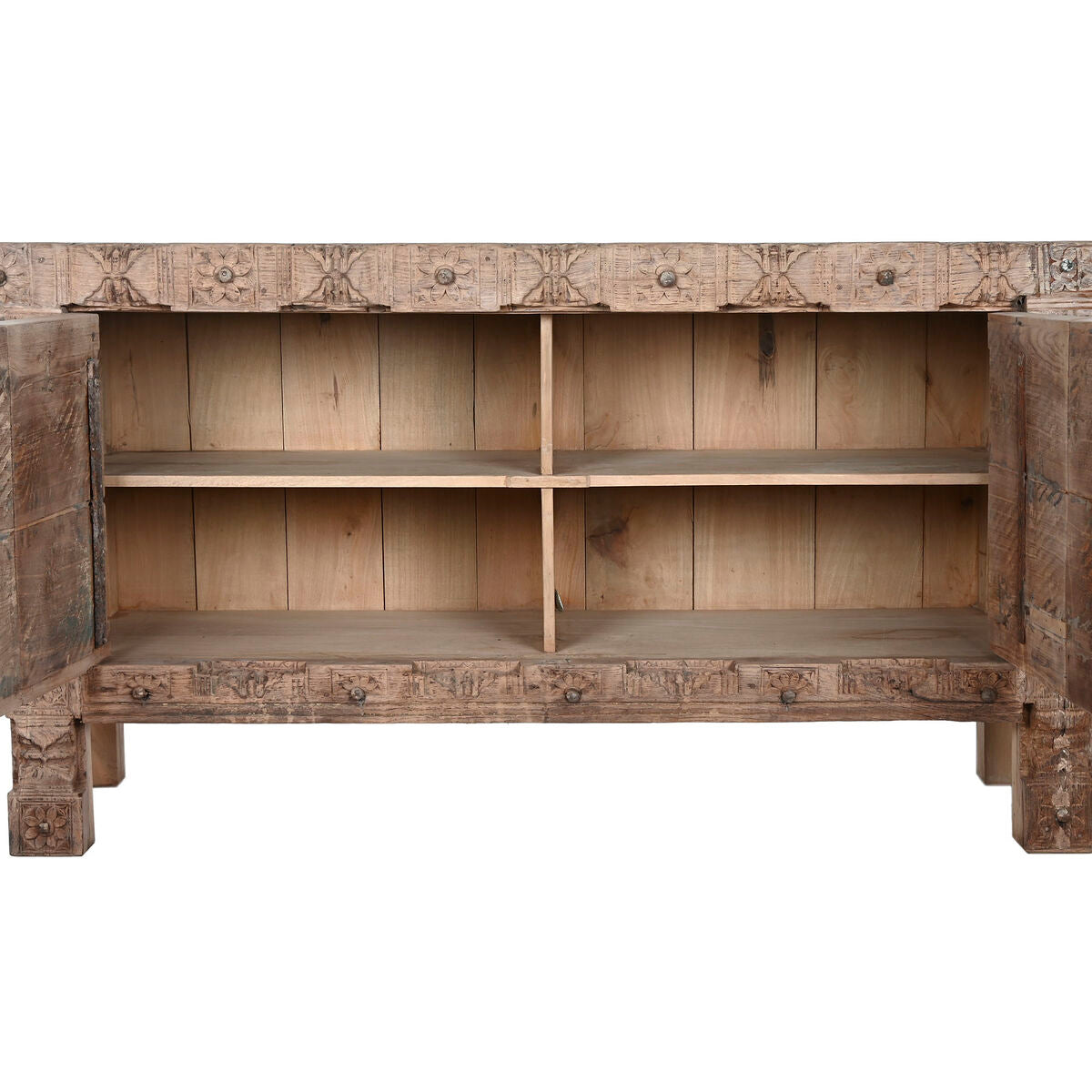 Aparador de madera natural con 2 puertas, 167 x 92 cm — imagen 7