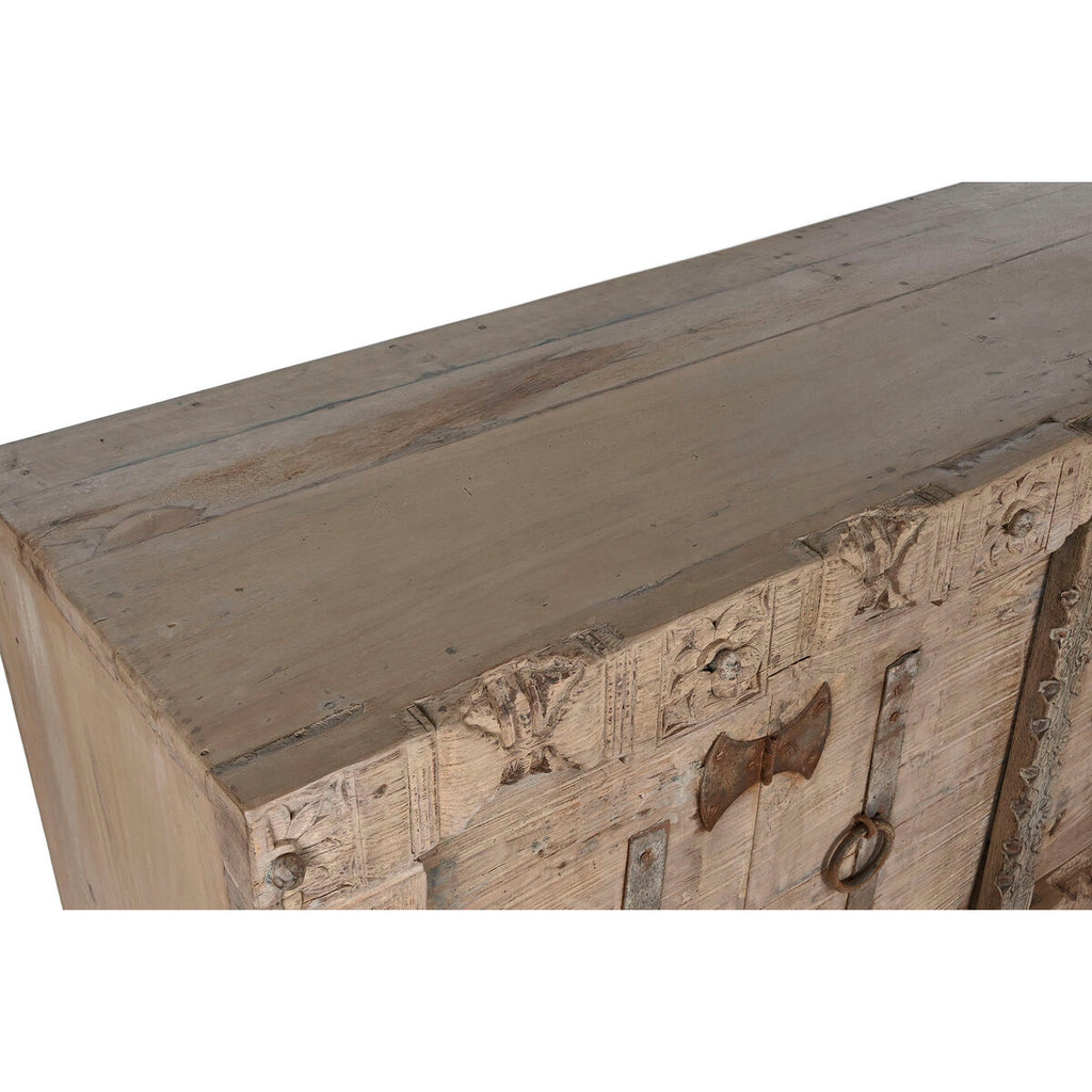Aparador de madera natural con 2 puertas, 167 x 92 cm — imagen 8