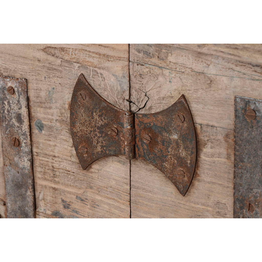 Aparador de madera natural con 2 puertas, 167 x 92 cm — imagen 10