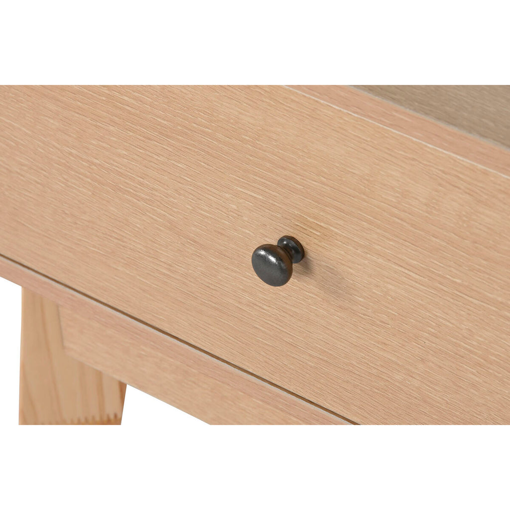 Mesita de noche natural de madera MDF, 45 x 36 x 49 cm — imagen 5