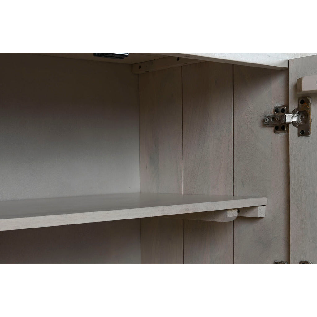 Aparador moderno blanco de madera de mango, 4 puertas — imagen 11