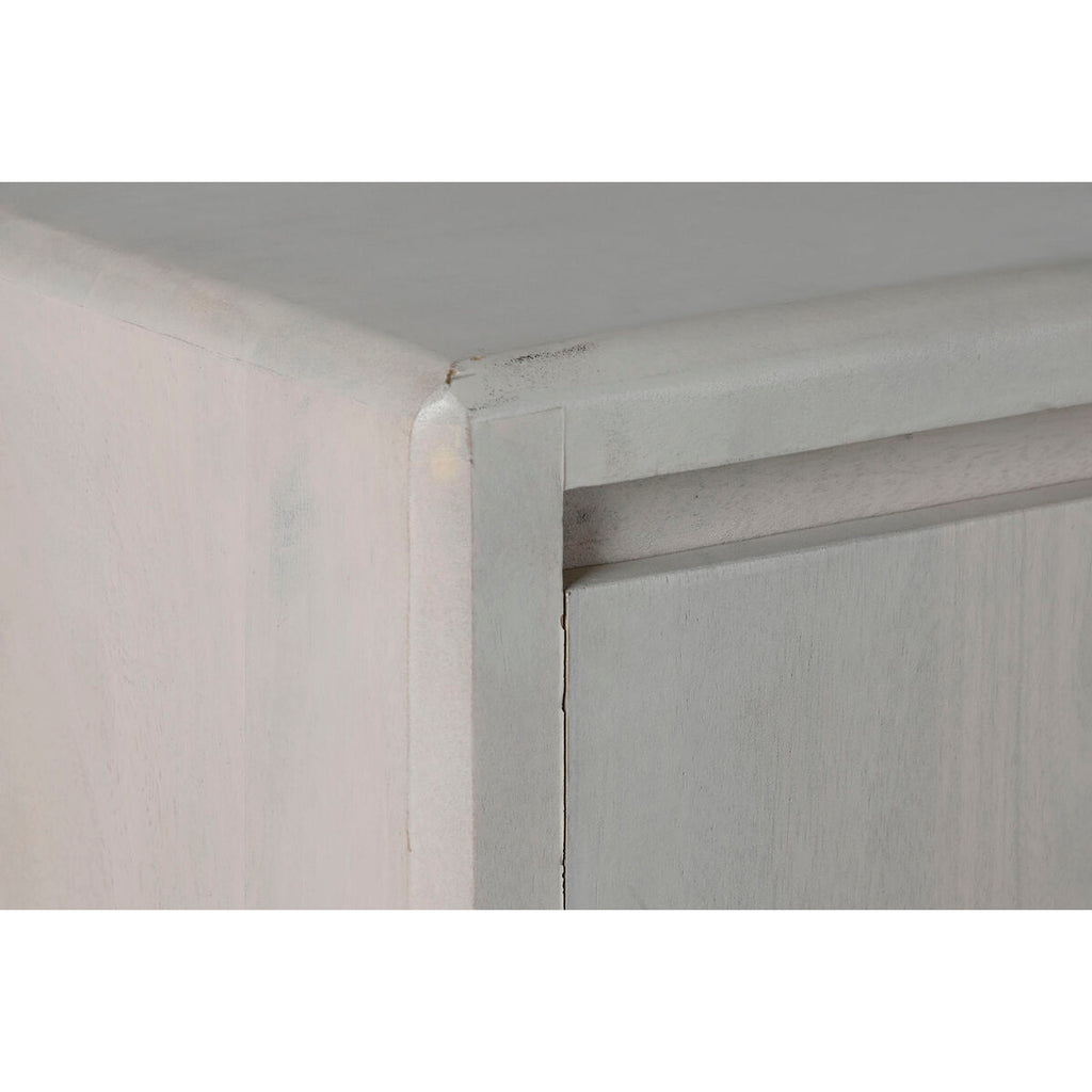 Aparador moderno blanco de madera de mango, 4 puertas — imagen 3