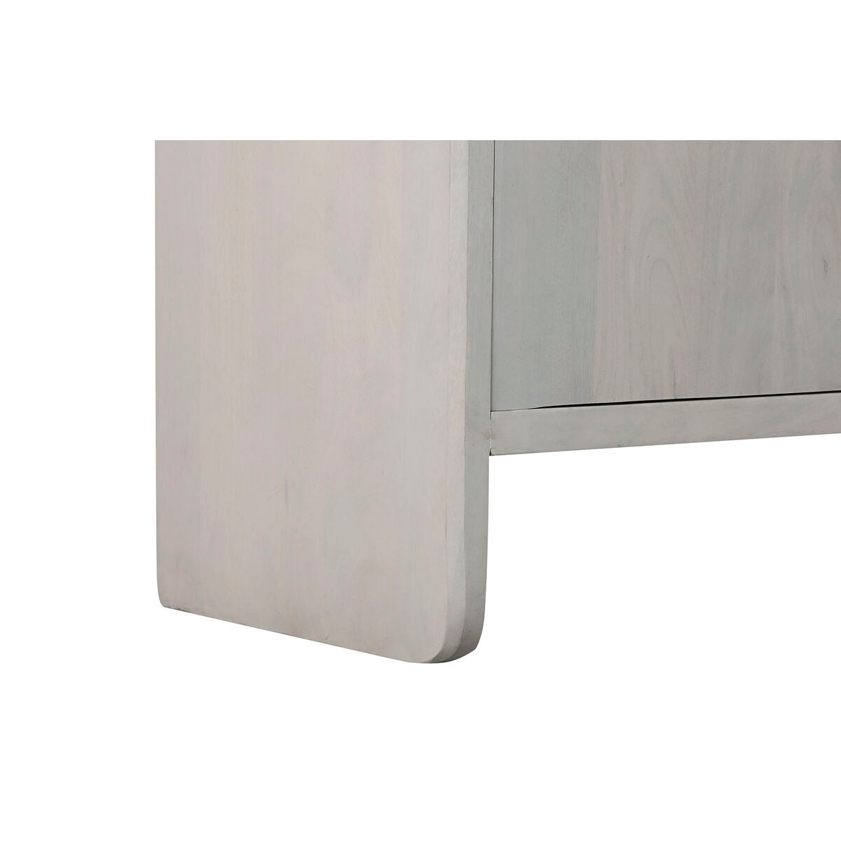 Aparador moderno blanco de madera de mango, 4 puertas — imagen 4