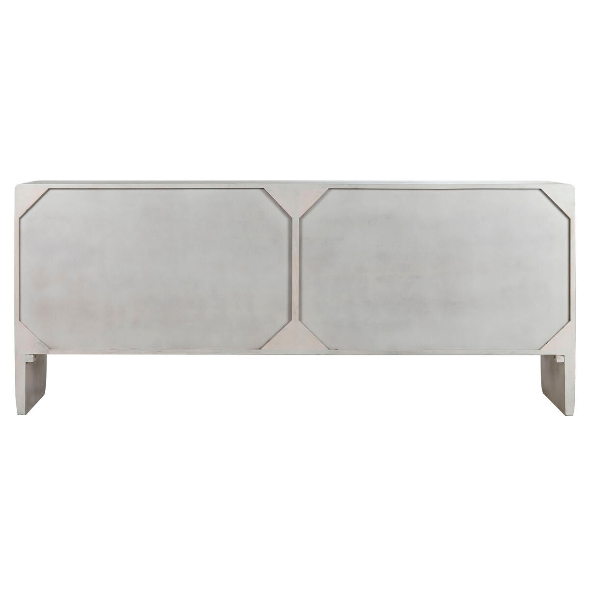 Aparador moderno blanco de madera de mango, 4 puertas — imagen 5