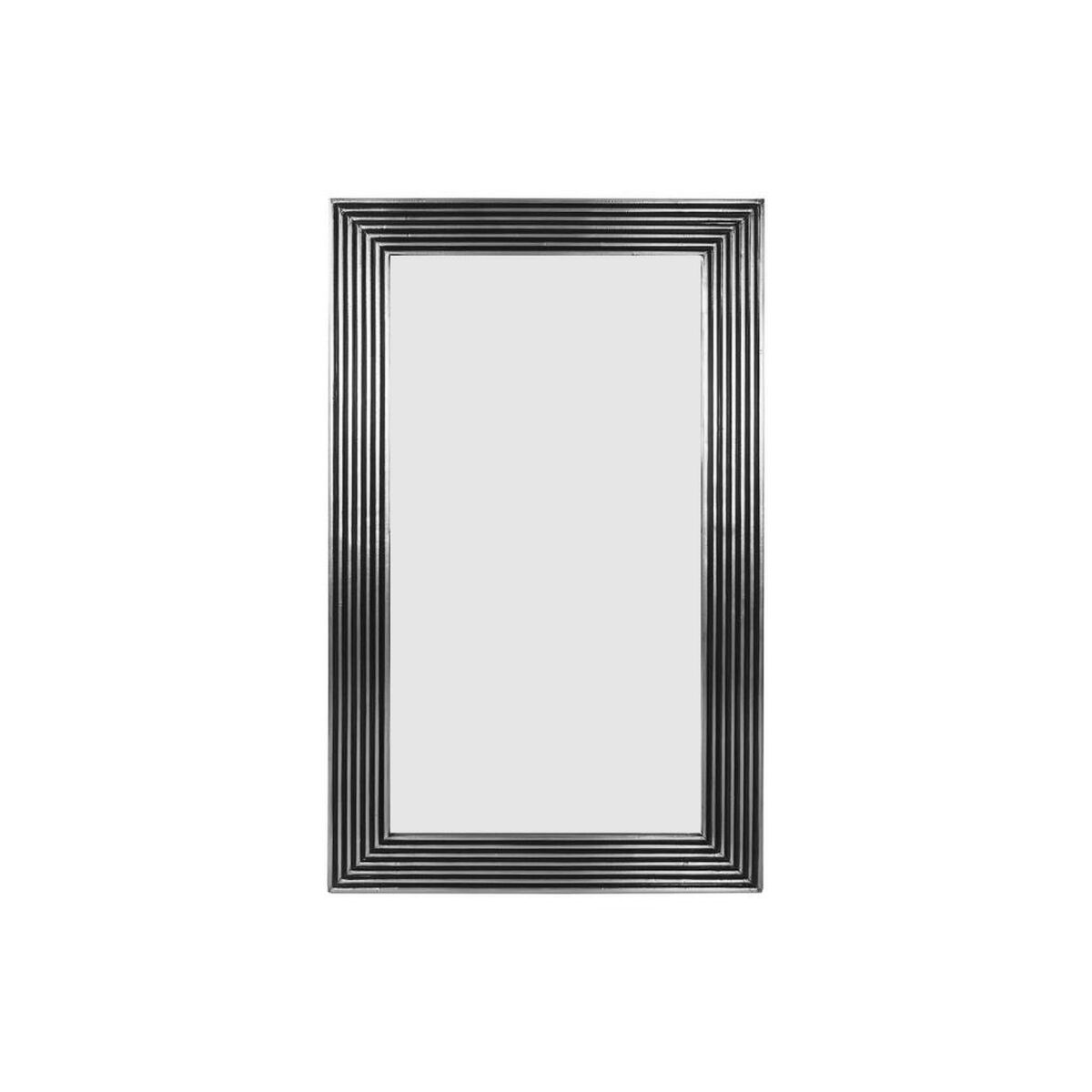 Espejo de pared plateado de latón, 70 x 2,5 x 120 cm