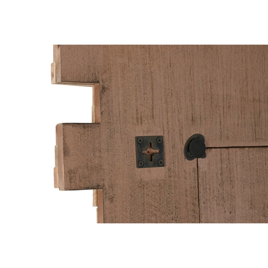 Espejo de pared con marco de troncos, estilo Bali, 91 x 3 x 183 cm — imagen 4