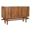 Aparador moderno natural de madera de mango, 160 x 42 x 95 cm
