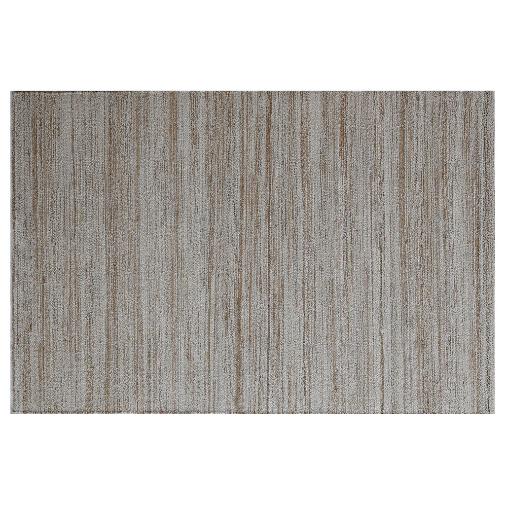 Alfombra antideslizante de algodón, poliéster y yute, estilo boho, 140 x 200 cm