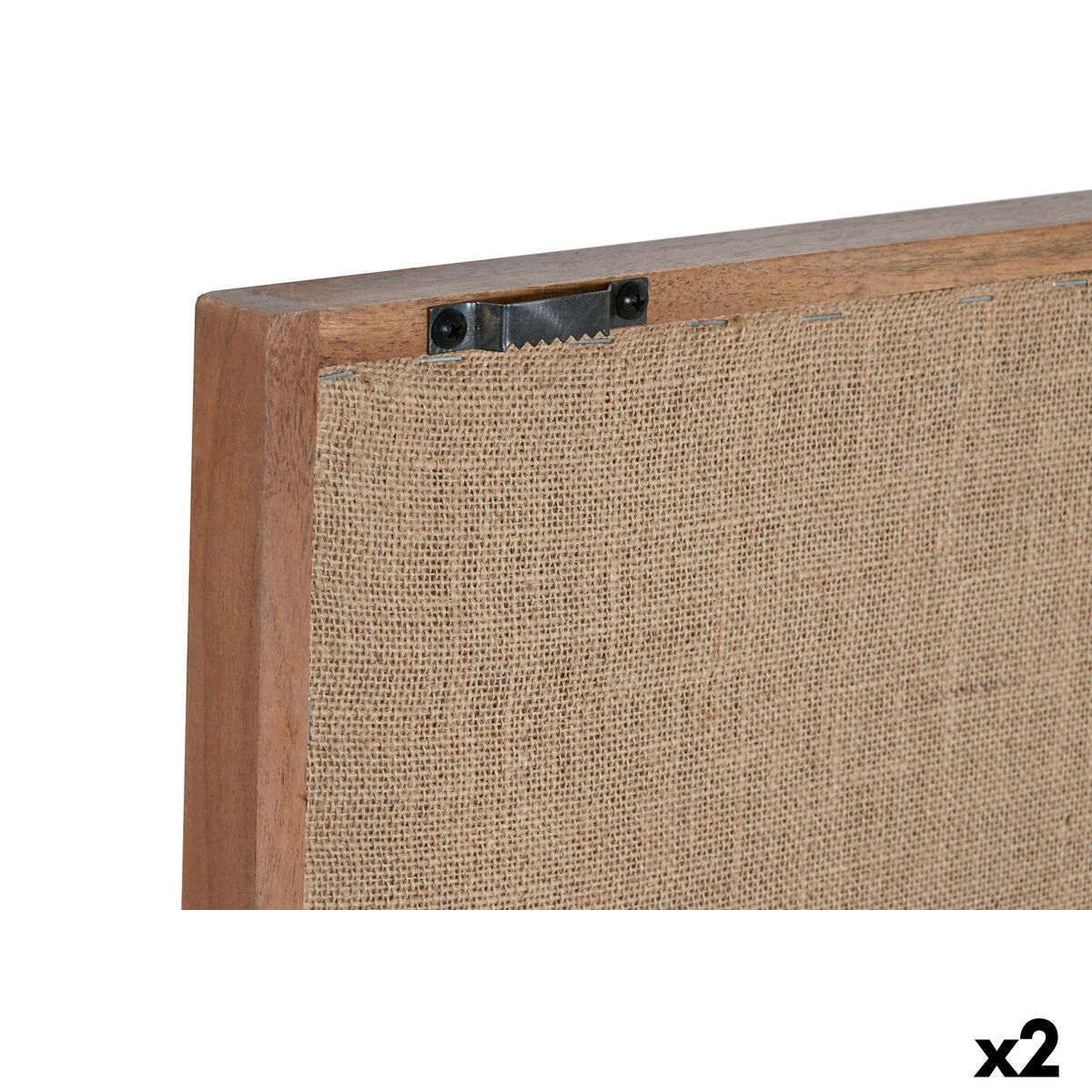 Cuadro indio de algodón y acacia, 75 x 3 x 105 cm — imagen 4