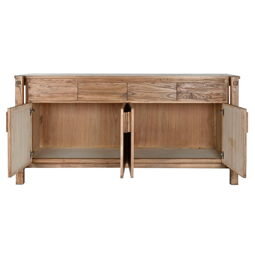 Aparador oriental de madera reciclada, 183 x 57 x 90 cm — imagen 2