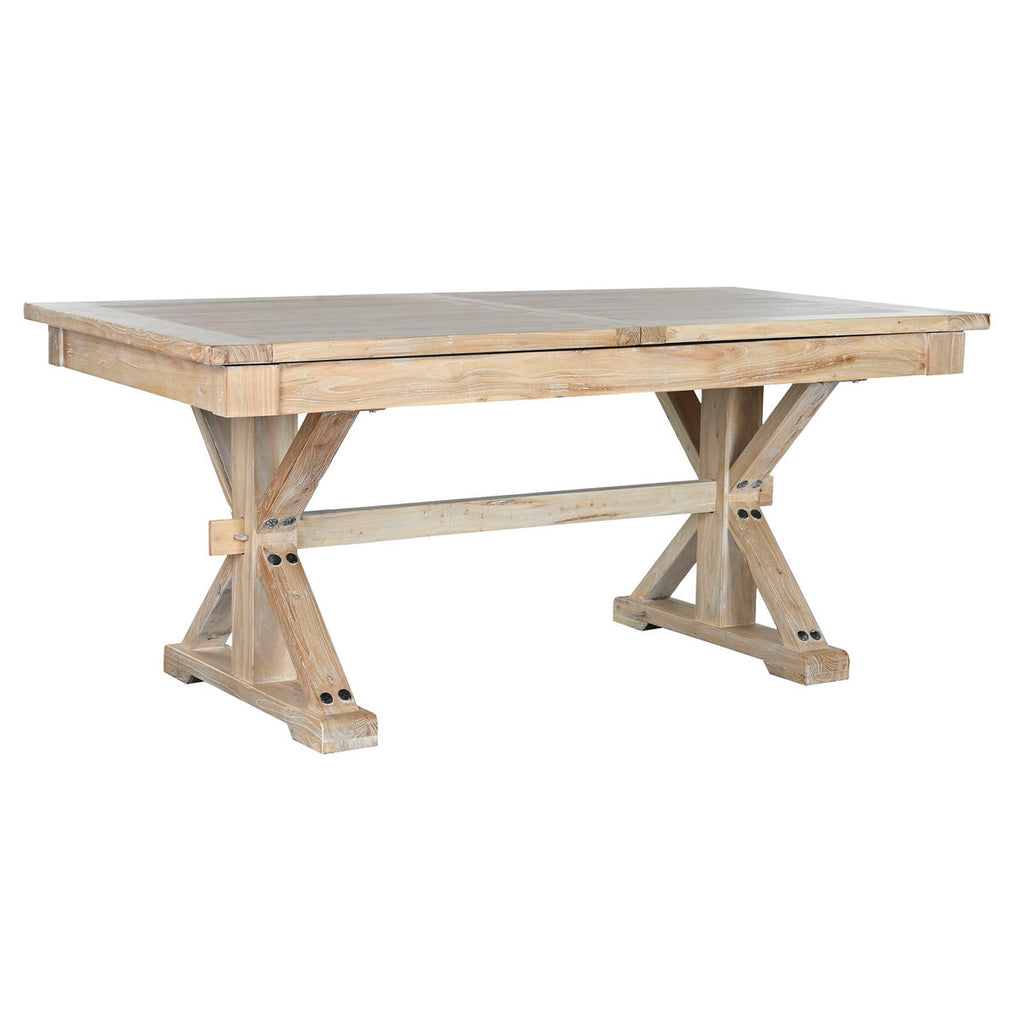 Mesa de comedor de madera de olmo reciclada, 180 x 90 cm