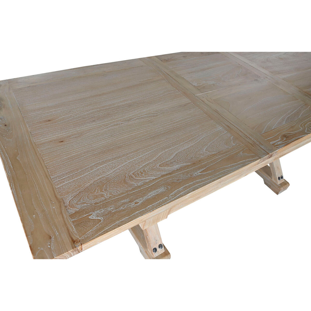 Mesa de comedor de madera de olmo reciclada, 180 x 90 cm — imagen 3